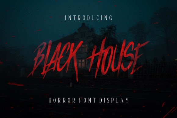 Black House: A Provocative Display Font for Editorial Impact