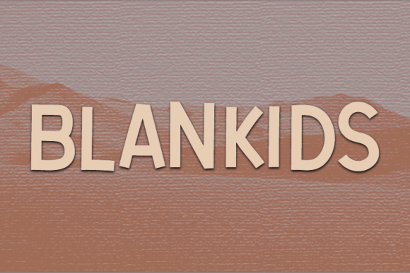 Blankids: A Quirky Display Font for Digital Branding