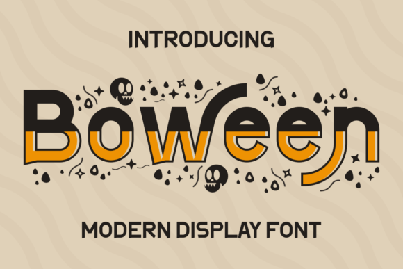 Boween: A Fun & Friendly Display Font for Makers