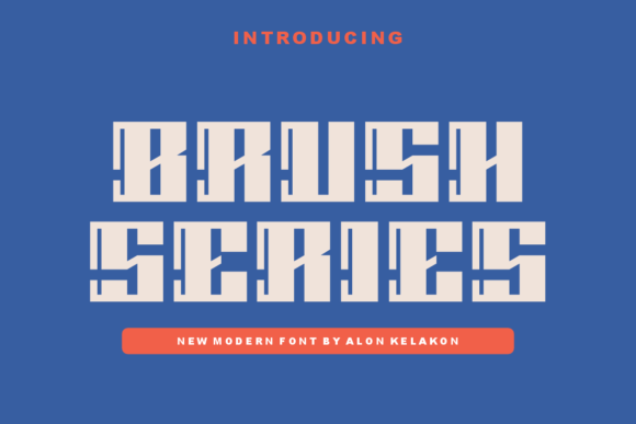Brush Series Display Font for Bold Branding Projects