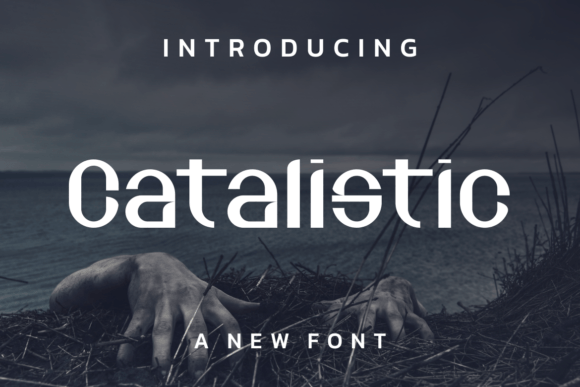 Catalistic: A Fresh Modern Display Font for Editorial Creatives
