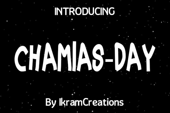 Chamias Day: A Playful Display Font for Creative Campaigns
