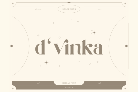 D vinka Display Font for Modern Business Branding