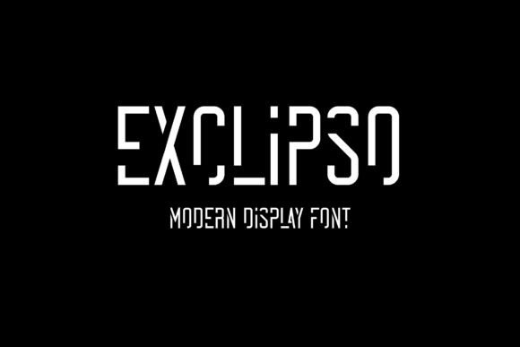 Exclipso Display Font for Modern Web and Brand Design