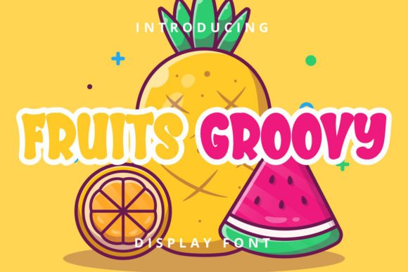 Fruits Groovy Font: A Chic Display Typeface for Editorial Design