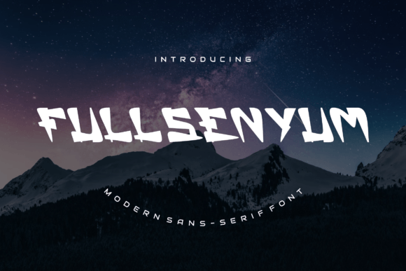 Full Senyum: A Modern Serif Display Font That Commands Attention