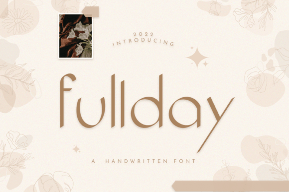 Fullday: A Whimsical Handwritten Display Font