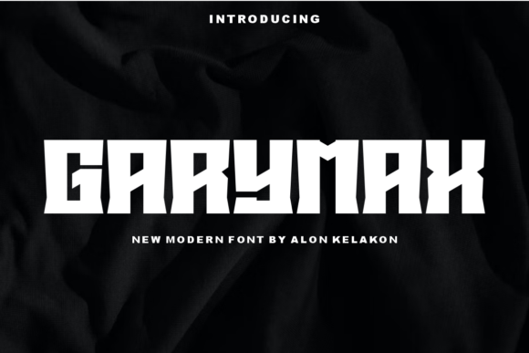 Garymax: A Bold Display Font for Campaign Creators
