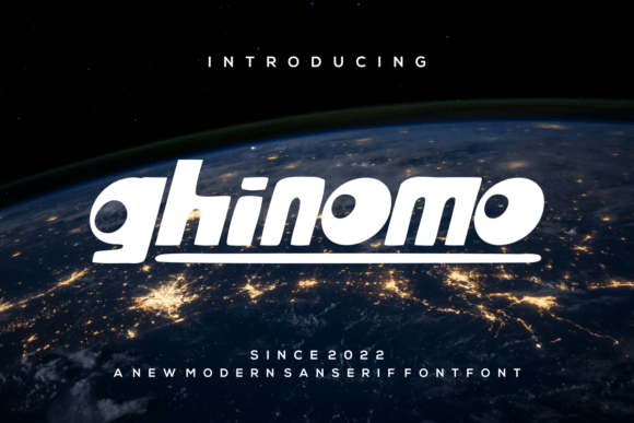 Ghinomo: An Elegant Display Font for Modern Publishing