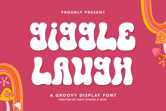 Giggle Laugh: The Groovy Display Font for Crafters and Makers