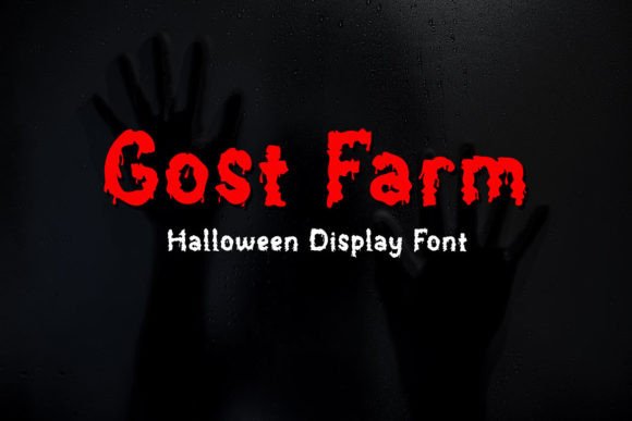 Gost Farm: A Horror Halloween Display Font for Bold Branding