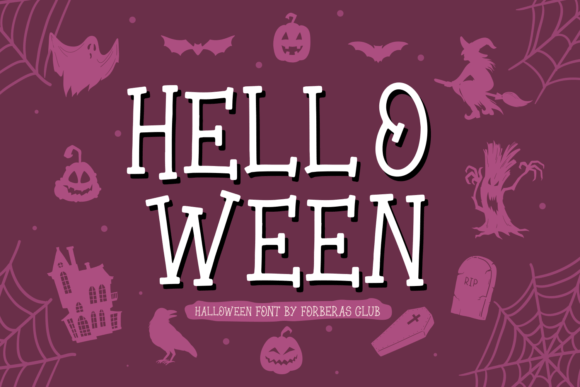 Hell O Ween: A Spooky Display Font for Halloween Branding and Horror Projects