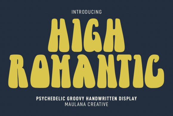 High Romantic: A Joyful Display Typeface for Brand Design
