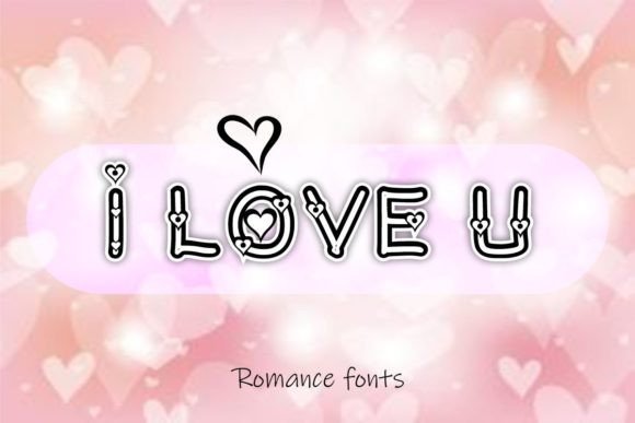 I Love You Font: A Romantic Display Typeface for Editorial Charm