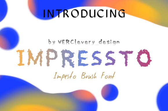 Impressto: A Whimsical Handwritten Brush Font for Editorial Charm