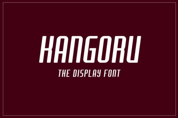 Kangoru: A Modern Display Font for Bold Branding