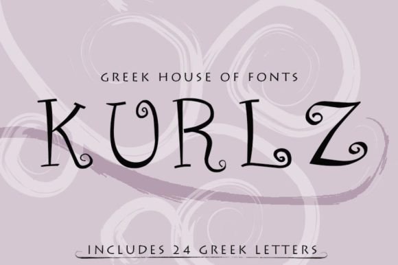 Kurlz Display Font: Sorority-Style Charm for Editorial Projects