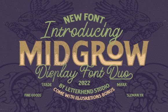 Midgrow Duo: A Classy Display Font for Elegant Branding Projects