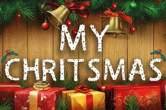 My Christmas Font: A Celebratory Display Typeface for Designers