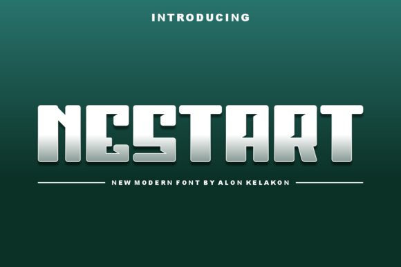 Nestart: A Dynamic Display Font for Web Creators