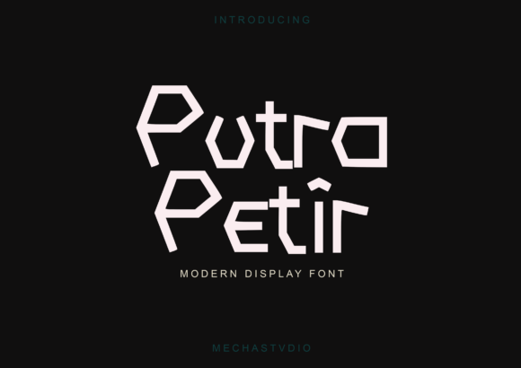 Putra Petir: The Modern Display Font for Editorial Design