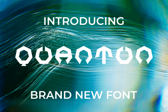 Quantun: A Modern Display Font for Creative Branding