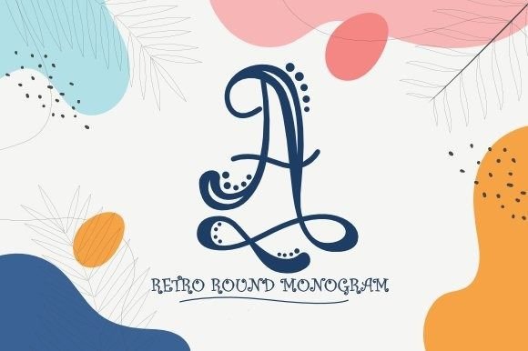 Retro Round Monogram: A Display Font with Retro Charm