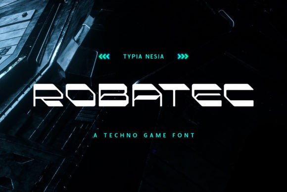 Robatec: The Bold Sci-Fi Display Font for Futuristic Web Design