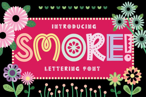 Smore: A Quirky Handwritten Display Font for Web Projects