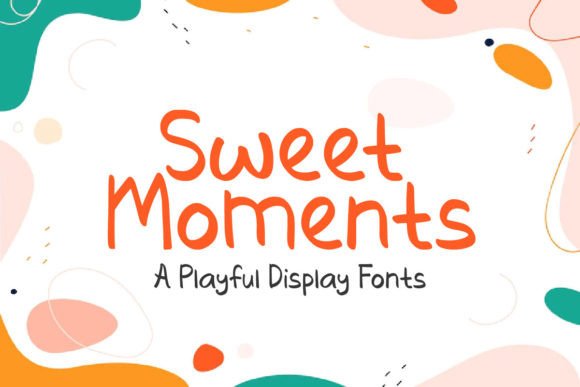Sweet Moments: A Playful Display Font for Designers