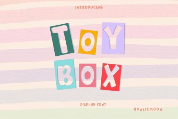 Toy Box Display Font for Cheerful Branding