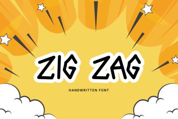 Zig Zag Display Font for Bold Marketing Visuals