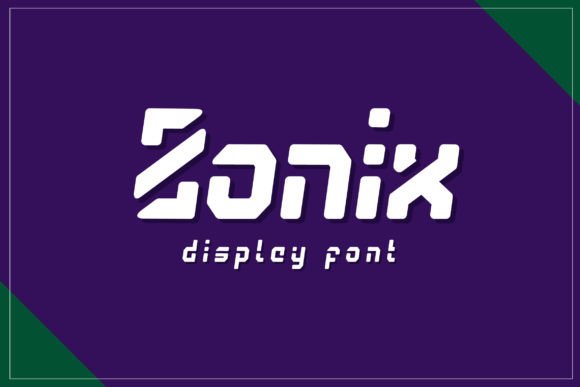 Zonix Display Font for Unique Small Business Branding